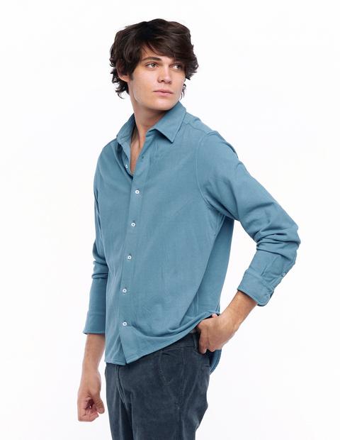 Polo Camisero Azul Claro