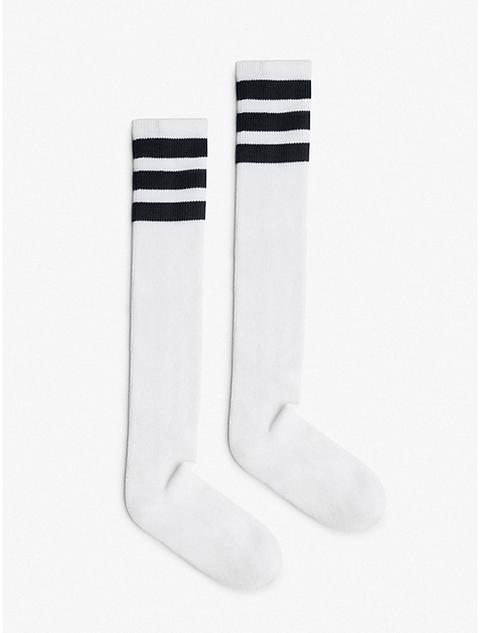 Unisex Stripe Knee-high Sock