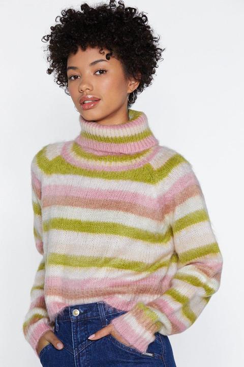 Blur The Lines Striped Sweater