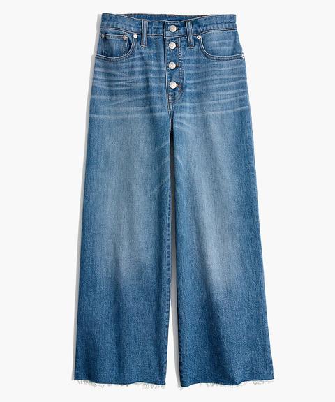 jeans with front buttons