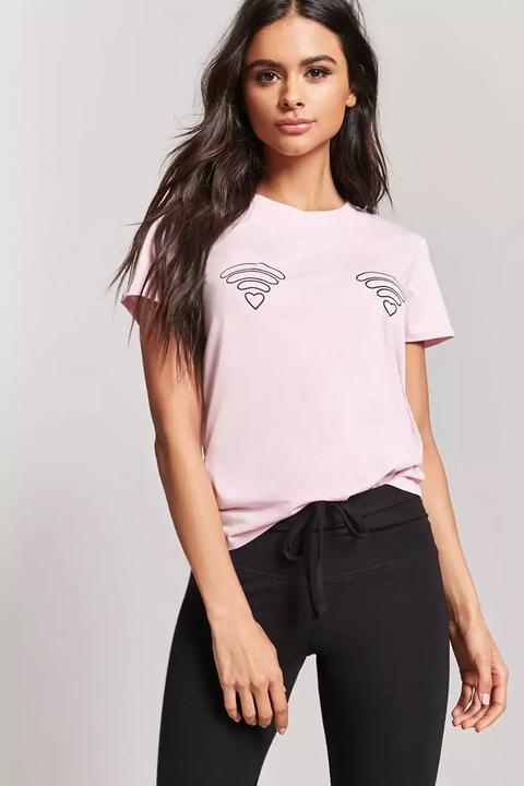 Wi-fi Graphic Pajama Tee