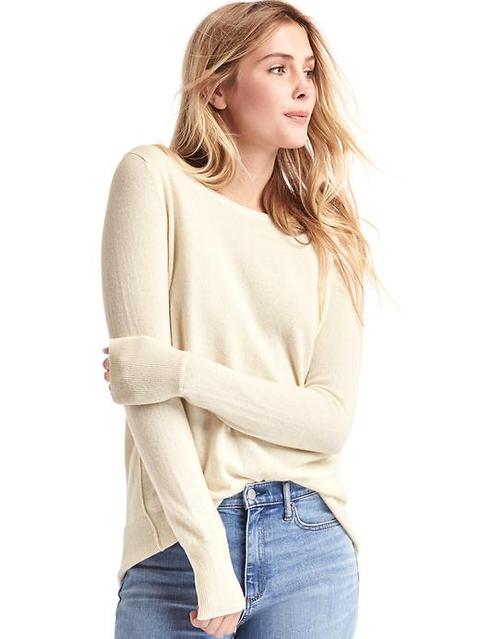 Cashmere Hi-lo Pullover