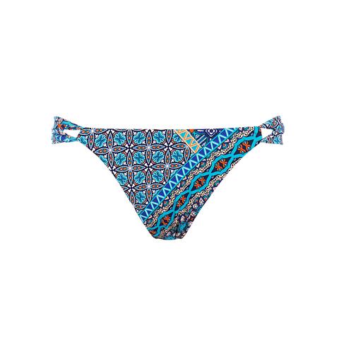 Costume Slip In Microfibra Stampato Con Fascette - Jasmine
