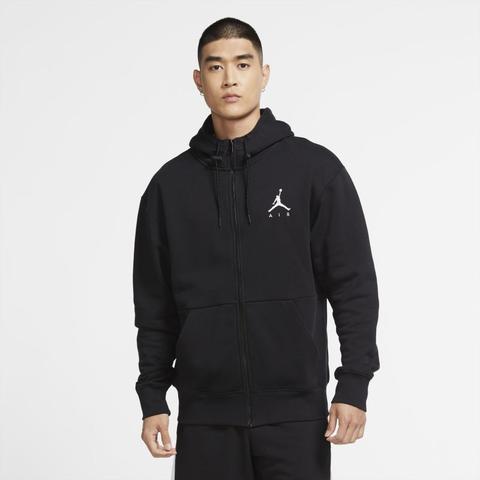 Jordan Jumpman Air Sudadera Con Capucha Y Cremallera Completa De Tejido Fleece - Hombre - Negro