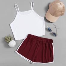 Conjunto De Top Y Shorts