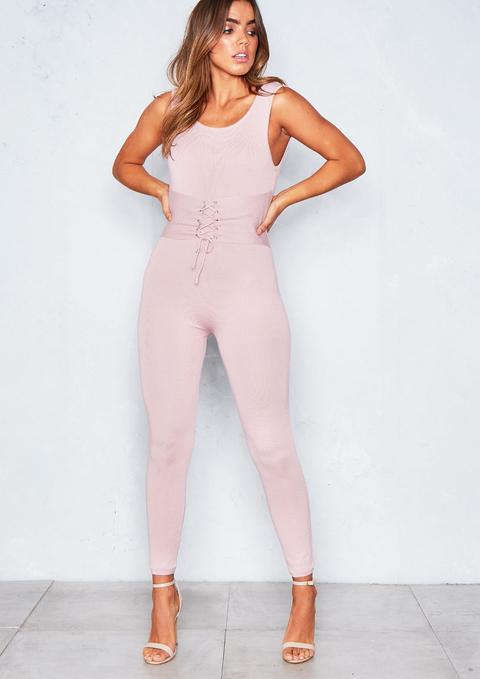 pink unitard jumpsuit