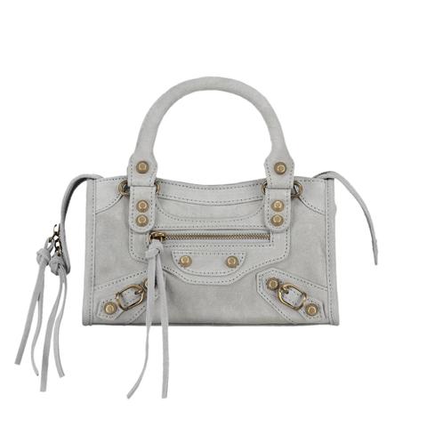 City Bag Mini Suede Grey