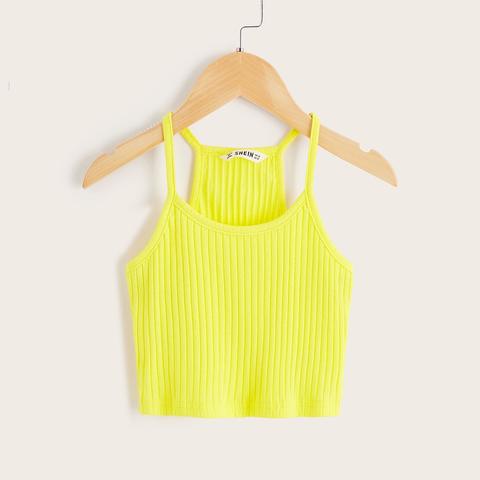 yellow cami top