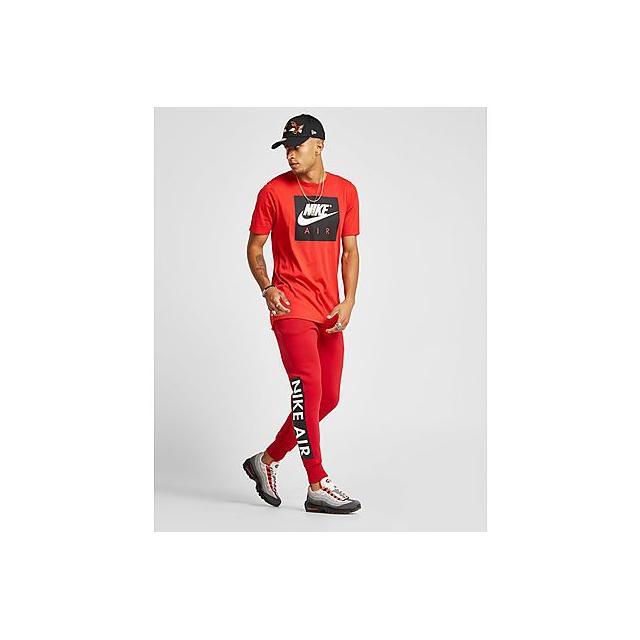 Nike Air Logo Track Pants - Red - Mens 