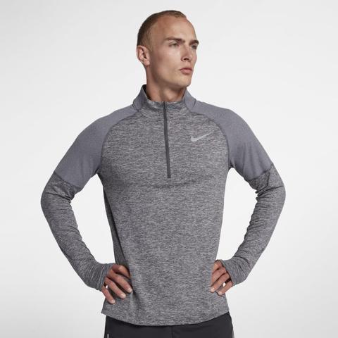 Nike Men's 1/2-zip Running Top - Grey 