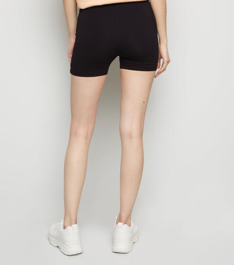 Black mini cycling shorts Clearance