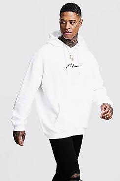 man signature hoodie