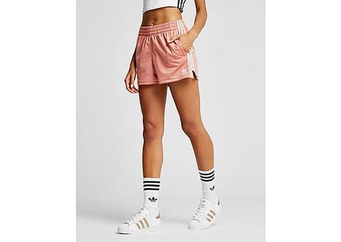 Adidas Originals 3-stripes Poly Shorts - Pink - Womens