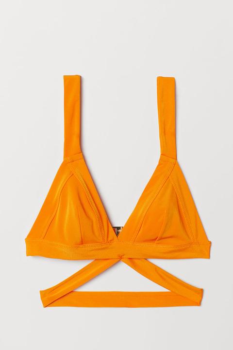 Haut De Maillot Triangle - Orange