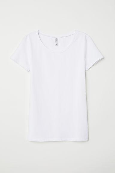 H & M - T-shirt - Bianco