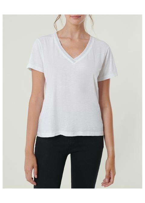 Camiseta Luet Lurex Pico M/corta