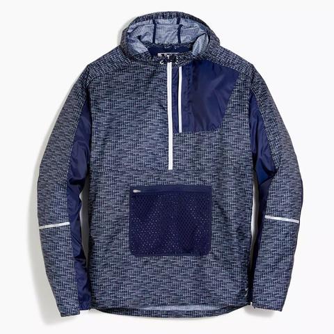 new balance for j crew packable anorak