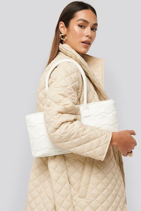 Na-kd Accessories Braided Shoulder Bag - White