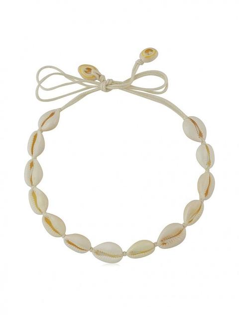 Collar Gargantilla Concha Beige