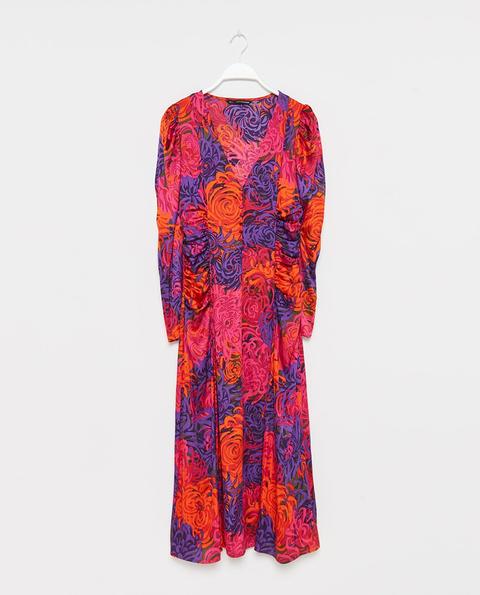 Sfera - Vestido Midi De Flores