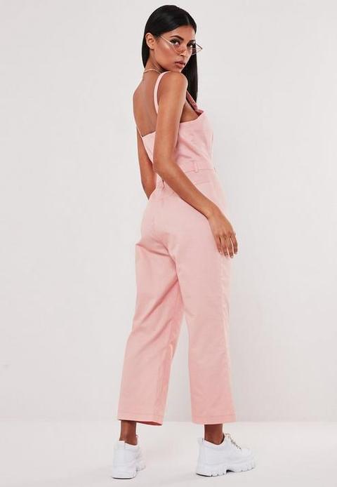 dungaree culotte jumpsuit