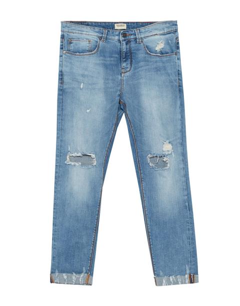 Jeans Skinny Fit Bleach Rotos Rodilla