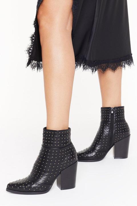 Stud For Nothing Heeled Boots