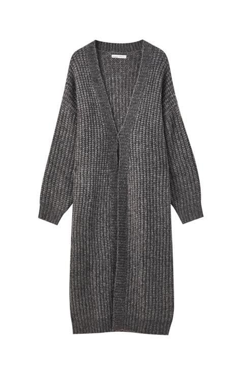 Gilet Ample Mailles Retournées