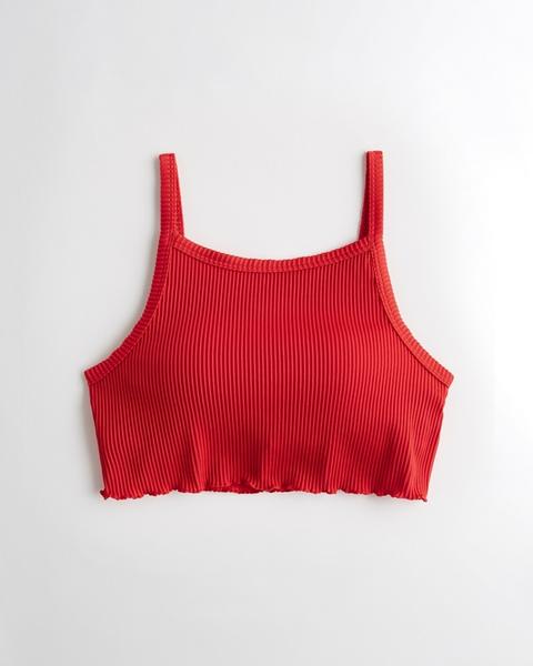 hollister red tank top