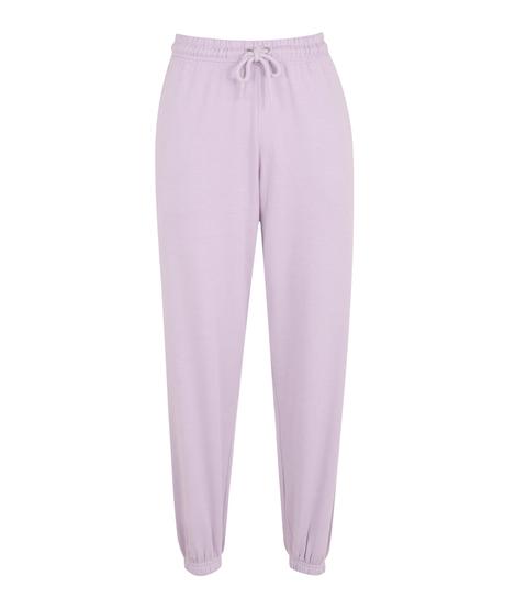 Lilac Cuffed Joggers New Look