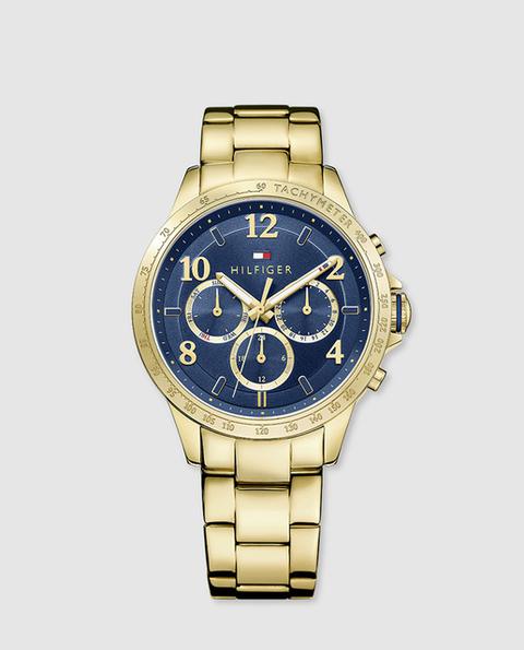 Tommy Hilfiger - Reloj De Mujer Dani Acero Dorado Oro