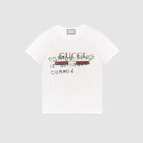 Camiseta Con Logotipo Gucci Coco Capitán