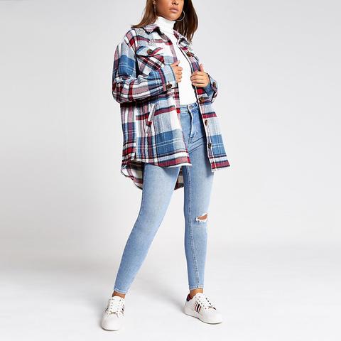 checked shirt womens river island