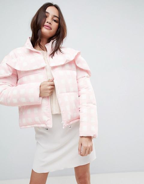 Chaqueta De Vichy Acolchada De Asos