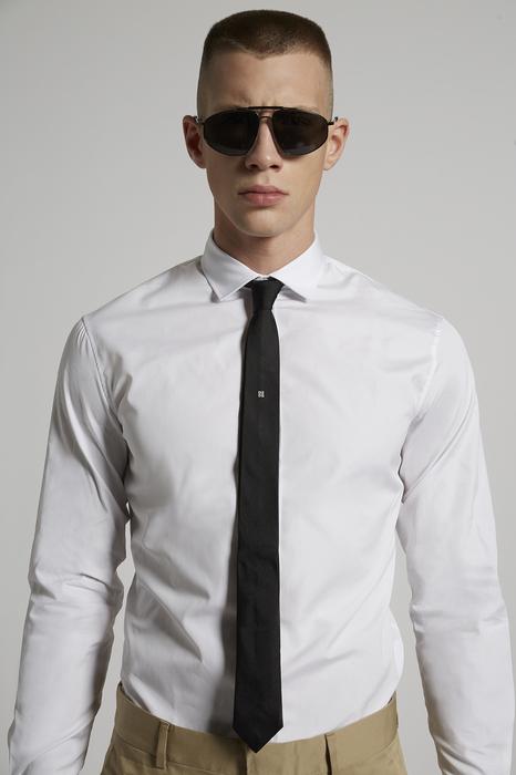 Dsquared2 Hombre Camisa Blanco Tamaño 48 100% Algodón