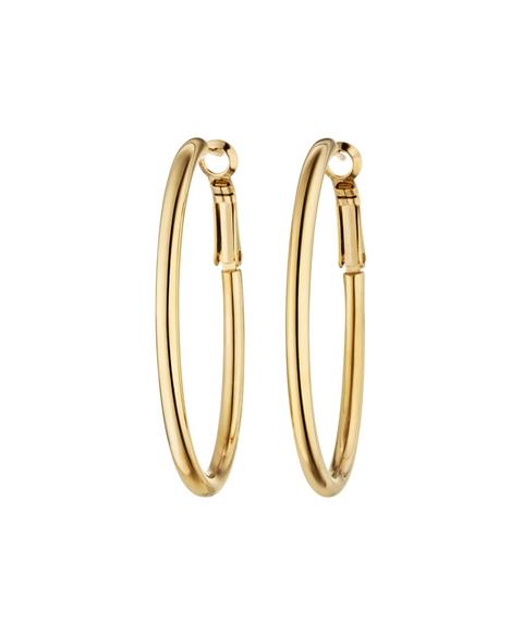 Oval Hoops Gold