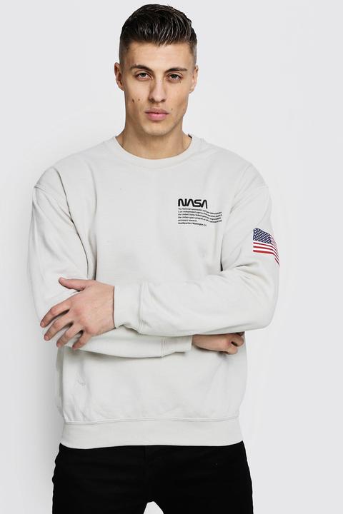 cream nasa hoodie