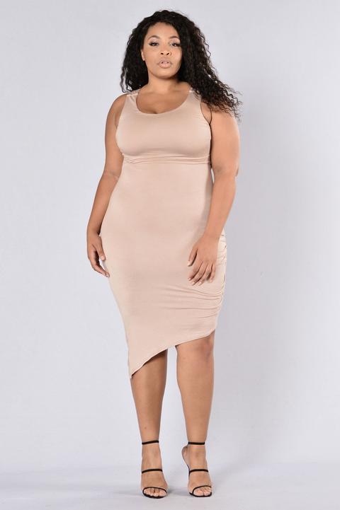 Cross It Off Dress - Mocha