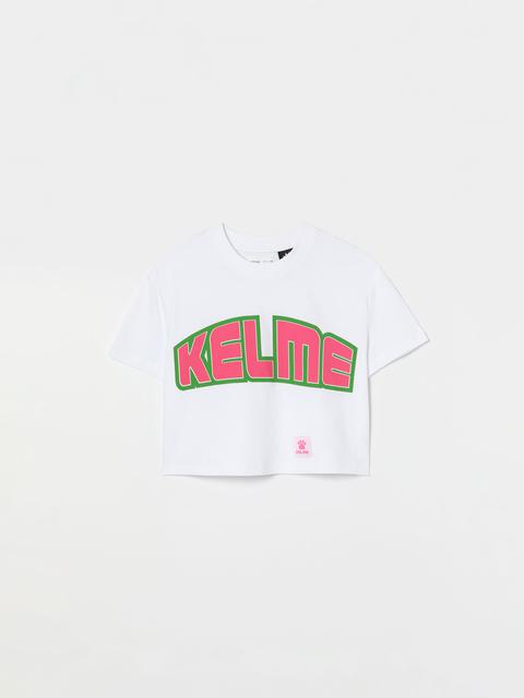 Camiseta Crop Estampado Kelme X Lefties