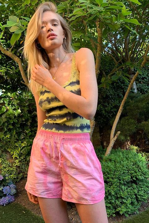 poplin jogger shorts