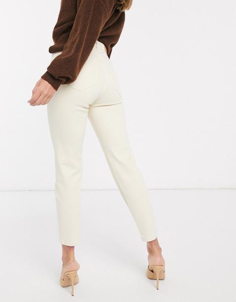 stradivarius mom jean with stretch