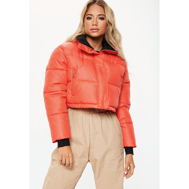 cropped oversized puffer jacket