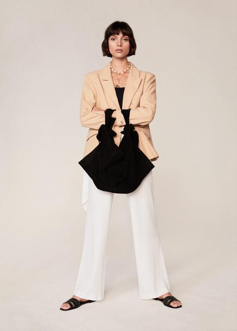 Bolso Piel Lazos
