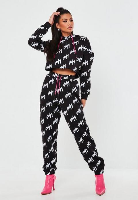 Playboy repeat print discount joggers