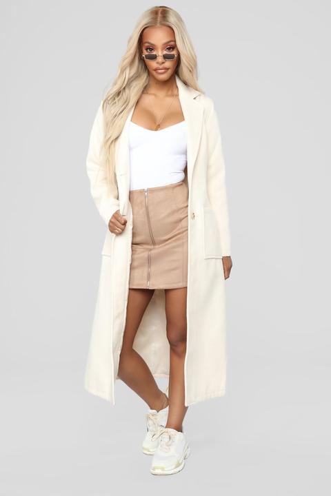 Fashion nova long clearance coat