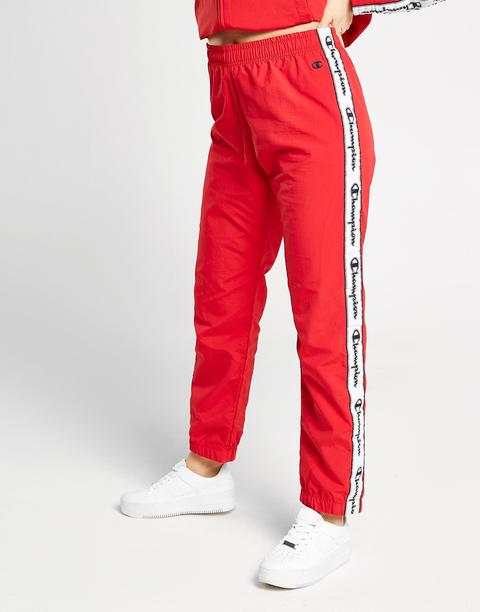 red champion track pants