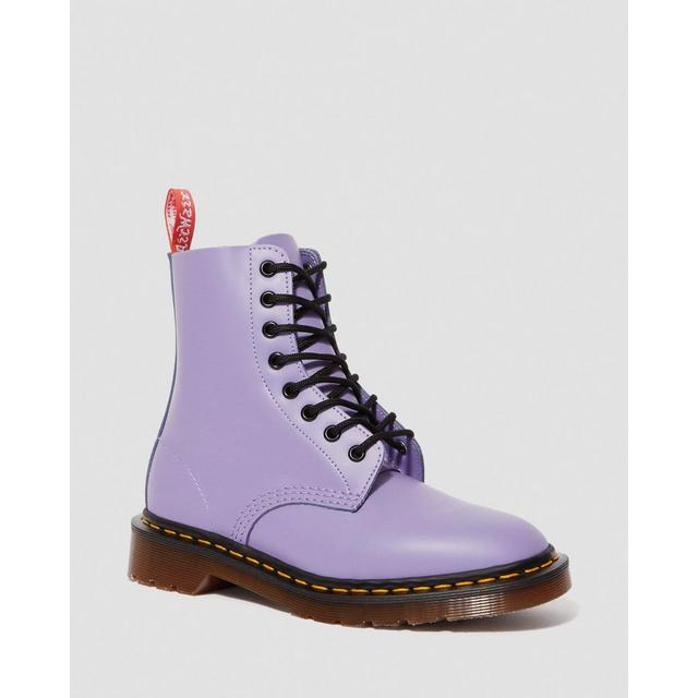 lilac dr martens shoes