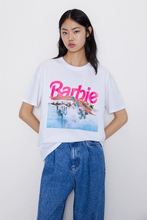 T-shirt Barbie™ from Zara on 21 Buttons