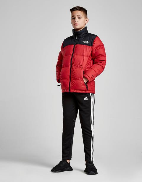 red north face jacket kids