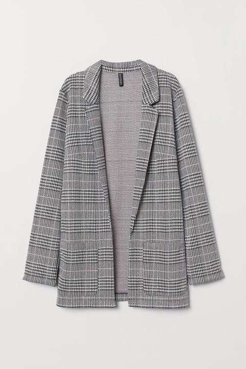 H & M - Blazer Lungo - Grigio